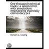 One Thousand Technical Books; A Selected door Herbert L. Cowing