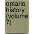Ontario History (Volume 7)