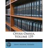 Opera Omnia, Volume 159