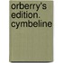 Orberry's Edition. Cymbeline