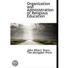 Organization And Administration Of Relig door John Elbert Stout
