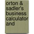 Orton & Sadler's Business Calculator And