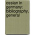 Ossian In Germany: Bibliography, General
