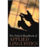 Oxf Handb Applied Linguistic Ohlin:ncs P door Robert B. Kaplan