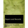 Papers And  Records by Unknown