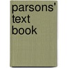 Parsons' Text Book door A.H. Parsons
