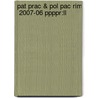 Pat Prac & Pol Pac Rim  2007-06 Ppppr:ll by Unknown