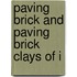Paving Brick And Paving Brick Clays Of I