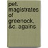 Pet. Magistrates Of Greenock, &C. Agains