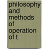 Philosophy And Methods Of Operation Of T door Harold Miner Hess