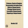 Plateau-Central Region Geography Introdu door Books Llc