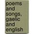 Poems And Songs, Gaelic And English