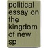 Political Essay On The Kingdom Of New Sp
