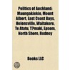 Politics Of Auckland: Maungakiekie, Moun door Source Wikipedia