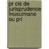 Pr Cis De Jurisprudence Musulmane Ou Pri