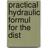 Practical Hydraulic Formul  For The Dist door E. Sherman B. 1837 Gould