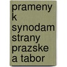 Prameny K Synodam Strany Prazske A Tabor door Zdeek Nejedly