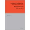 Princ Eur Law:pers Security Contr Eccs C by Ulrich Drobnig