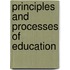 Principles And Processes Of Education