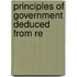 Principles Of Government Deduced From Re