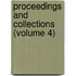 Proceedings And Collections (Volume 4)