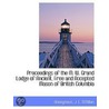 Proceedings Of The M. W. Grand Lodge Of door Onbekend