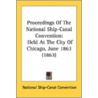 Proceedings Of The National Ship-Canal C door Onbekend