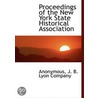 Proceedings Of The New York State Histor door Onbekend