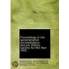 Proceedings Of The Somersetshire Archaeo by Unknown