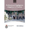 Prof Negligence Litigation Pract 5e Bm P door The City Law School