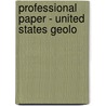 Professional Paper - United States Geolo door Onbekend