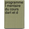 Programme  L Mentaire Du Cours Dart Et D door mile Humbert