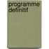 Programme Definitif