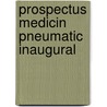 Prospectus Medicin  Pneumatic  Inaugural door Onbekend