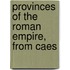 Provinces Of The Roman Empire, From Caes