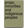 Prsps, Minorities And Indigenous Peoples door Alexandra Hughes
