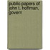 Public Papers Of John T. Hoffman, Govern