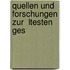 Quellen Und Forschungen Zur  Ltesten Ges