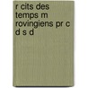 R Cits Des Temps M Rovingiens Pr C D S D door Augustin Thierry