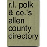 R.L. Polk & Co.'s Allen County Directory door Onbekend
