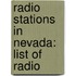 Radio Stations In Nevada: List Of Radio