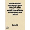 Railway Companies Disestablished In 1910 door Onbekend