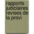 Rapports Judiciaires Revises De La Provi