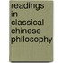 Readings In Classical Chinese Philosophy