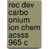 Rec Dev Carbo Onium Ion Chem Acsss 965 C