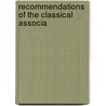 Recommendations Of The Classical Associa door Onbekend