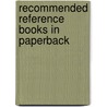 Recommended Reference Books In Paperback door Onbekend