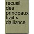 Recueil Des Principaux Trait S Dalliance