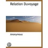 Relation Duvoyage door Anonymous Anonymous