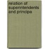 Relation Of Superintendents And Principa